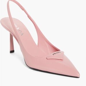 Prada Blush Pink Slingback Heels